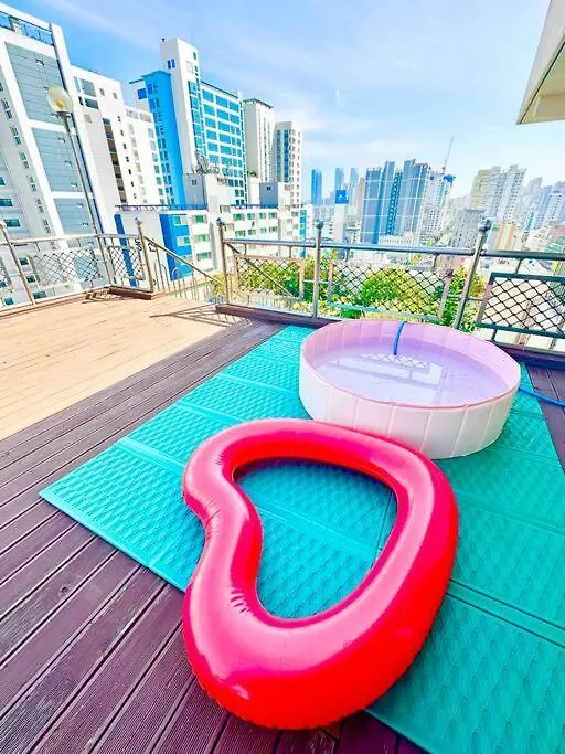 Penthouse Gwangan Located Main Enterance Of The Beach! Free Parking & Bbq With Amazing Patio! Ciudad Metropolitana de Ciudad Metropolitana de Busan